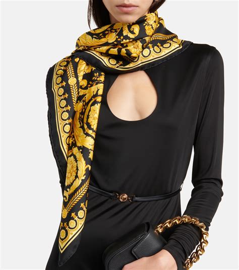 versace mascarilla|versace silk scarf.